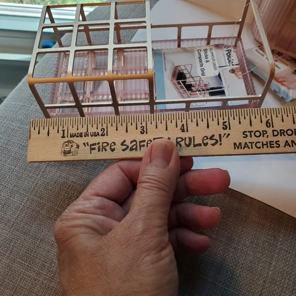 Pink Storage Organizer Set, with Gold Metal - Picture 3 of 13